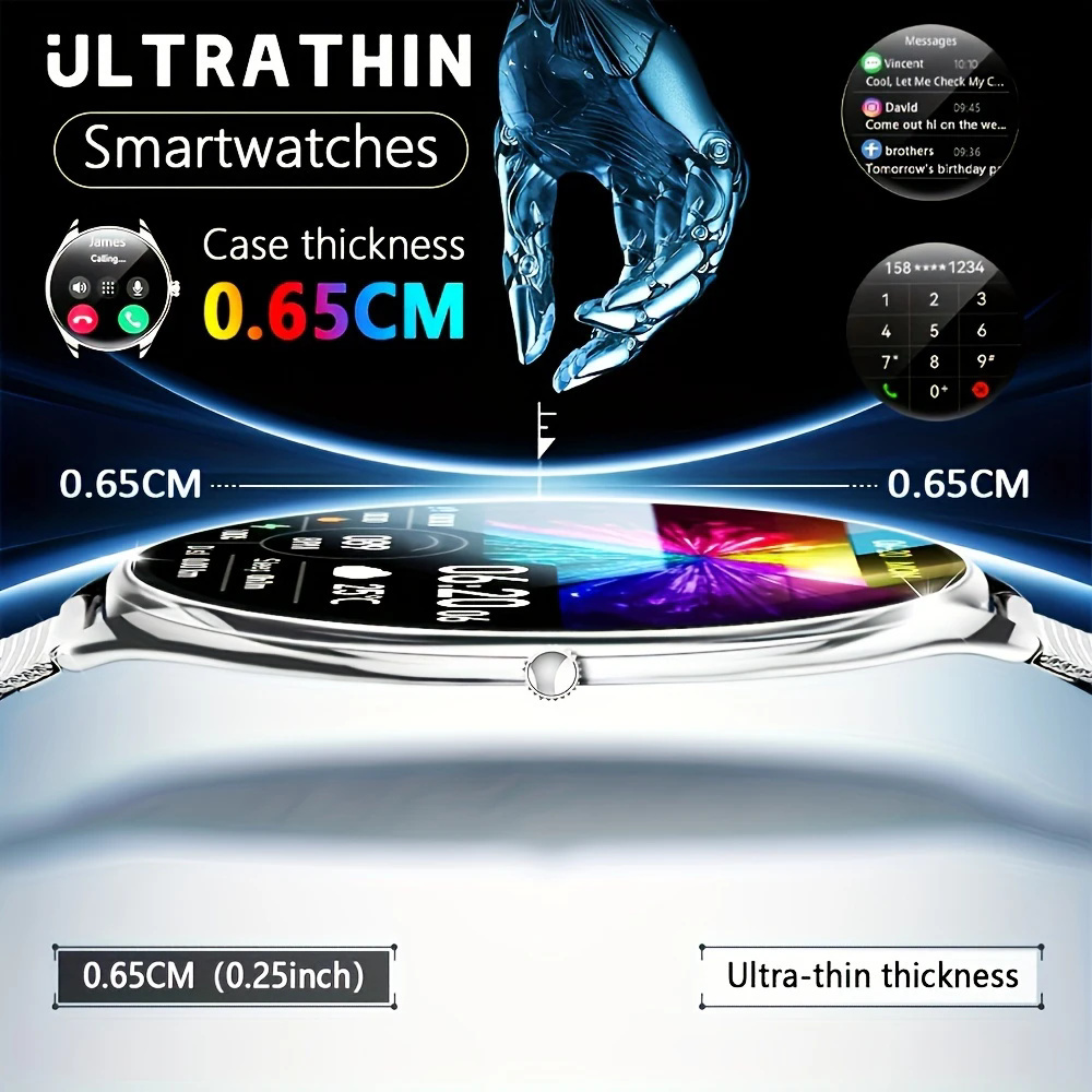 Smartwatch Face - 2026 Nowy Ultracienki Smartwatch Męski z