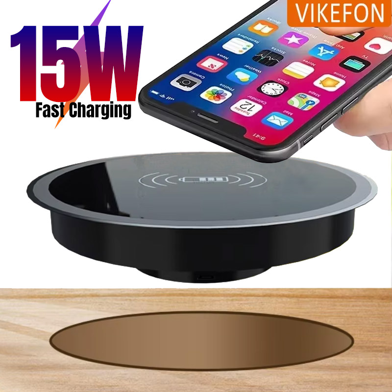 Wireless Charger Watch - Szybka bezprzewodowa wbudowana ładowarka biurowa do