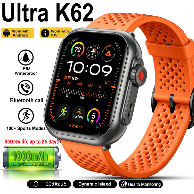 Smartwatch Face - Nowy Smartwatch Watch Ultra K62 dla
