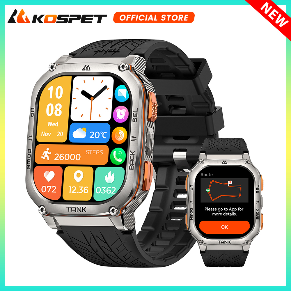 Smartwatch X2 - KOSPET TANK M3 Ultra GPS Smartwatch