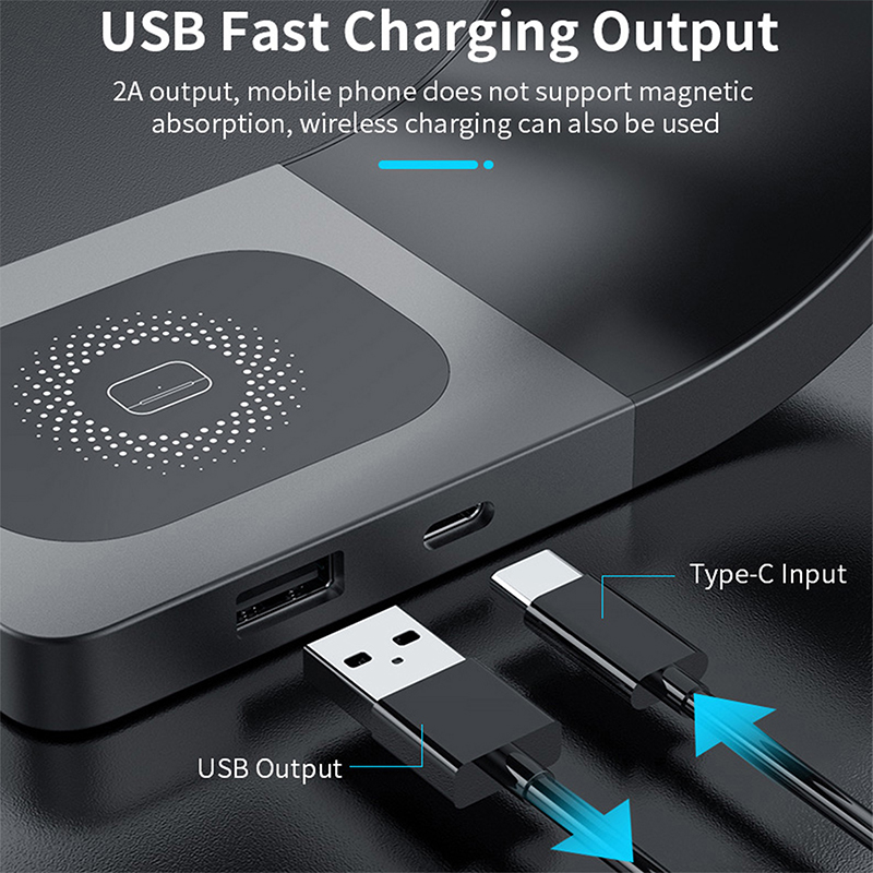 Metalowa obudowa 4 w 1 Bezprze – Wireless Charger Watch recenzja i cena
