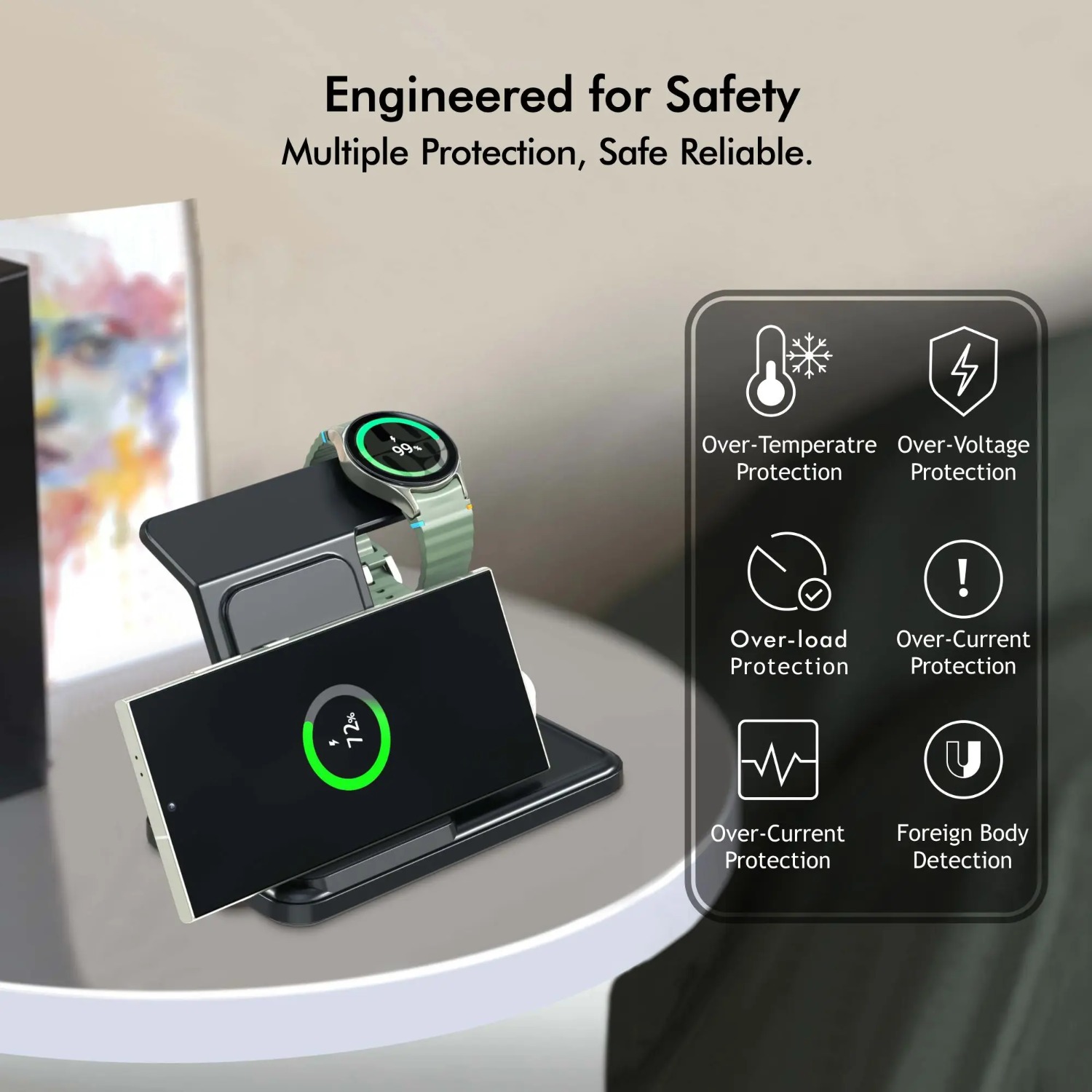 Stacja ładowania bezprzewodowe – Wireless Charger Watch recenzja i cena