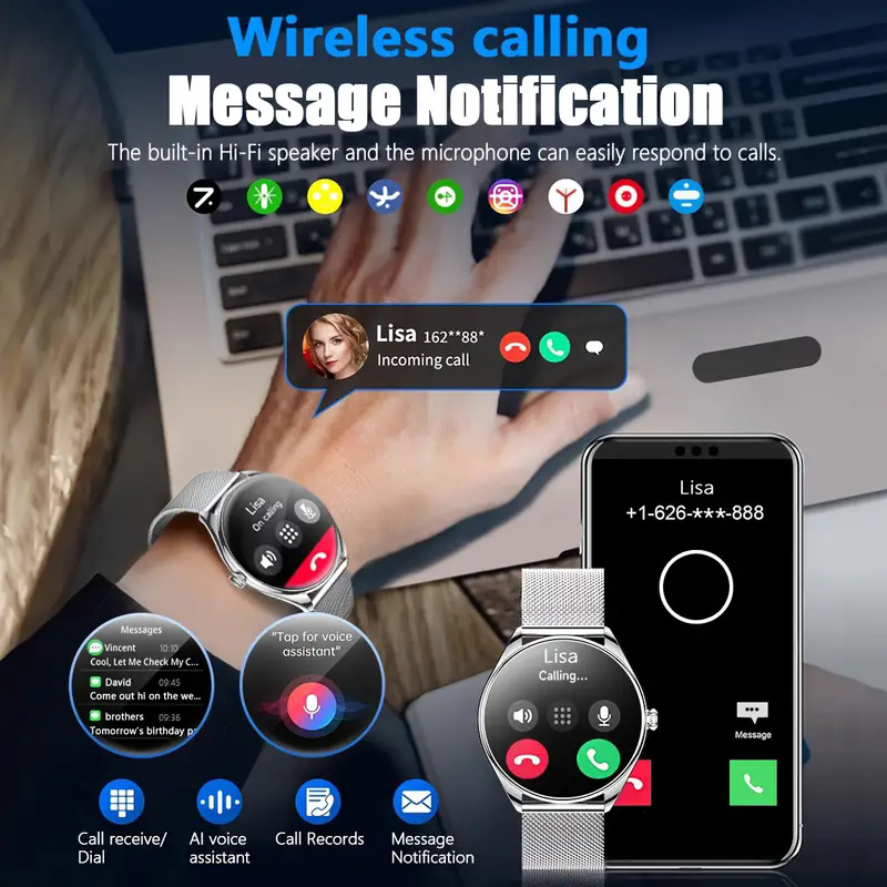 2026 Nowy Ultracienki Smartwat – Smartwatch Face recenzja i cena
