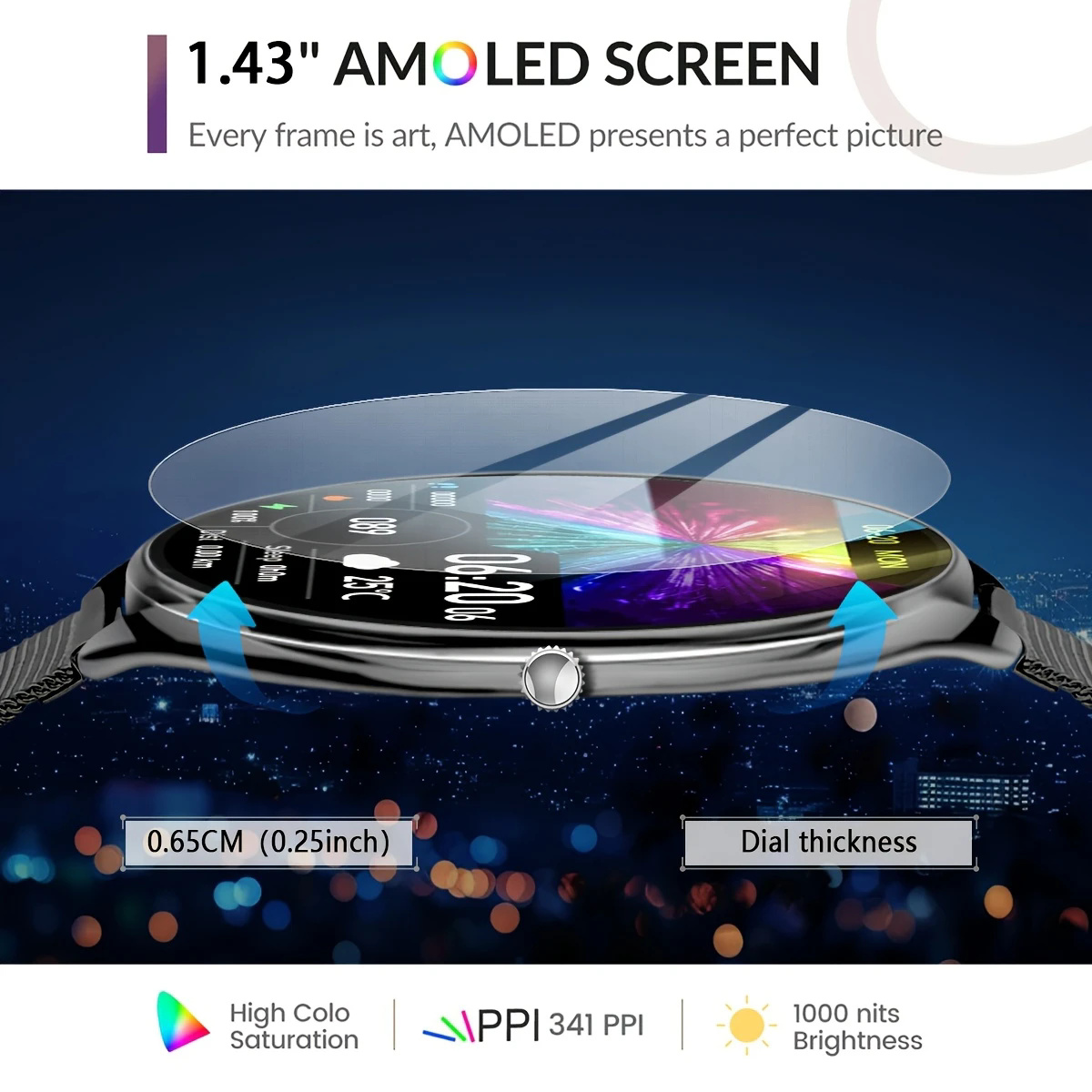 2026 Nowy Ultracienki Smartwat – Smartwatch Face recenzja i cena