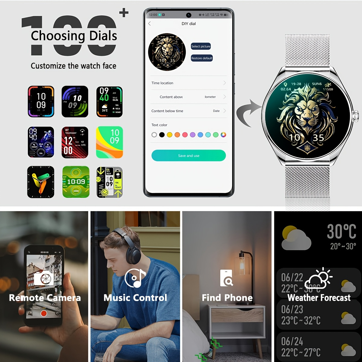 2026 Nowy Ultracienki Smartwat – Smartwatch Face recenzja i cena