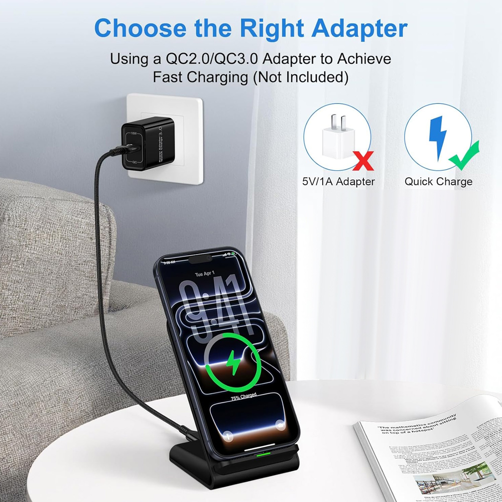 Szybka bezprzewodowa ładowarka – Wireless Charger Watch recenzja i cena