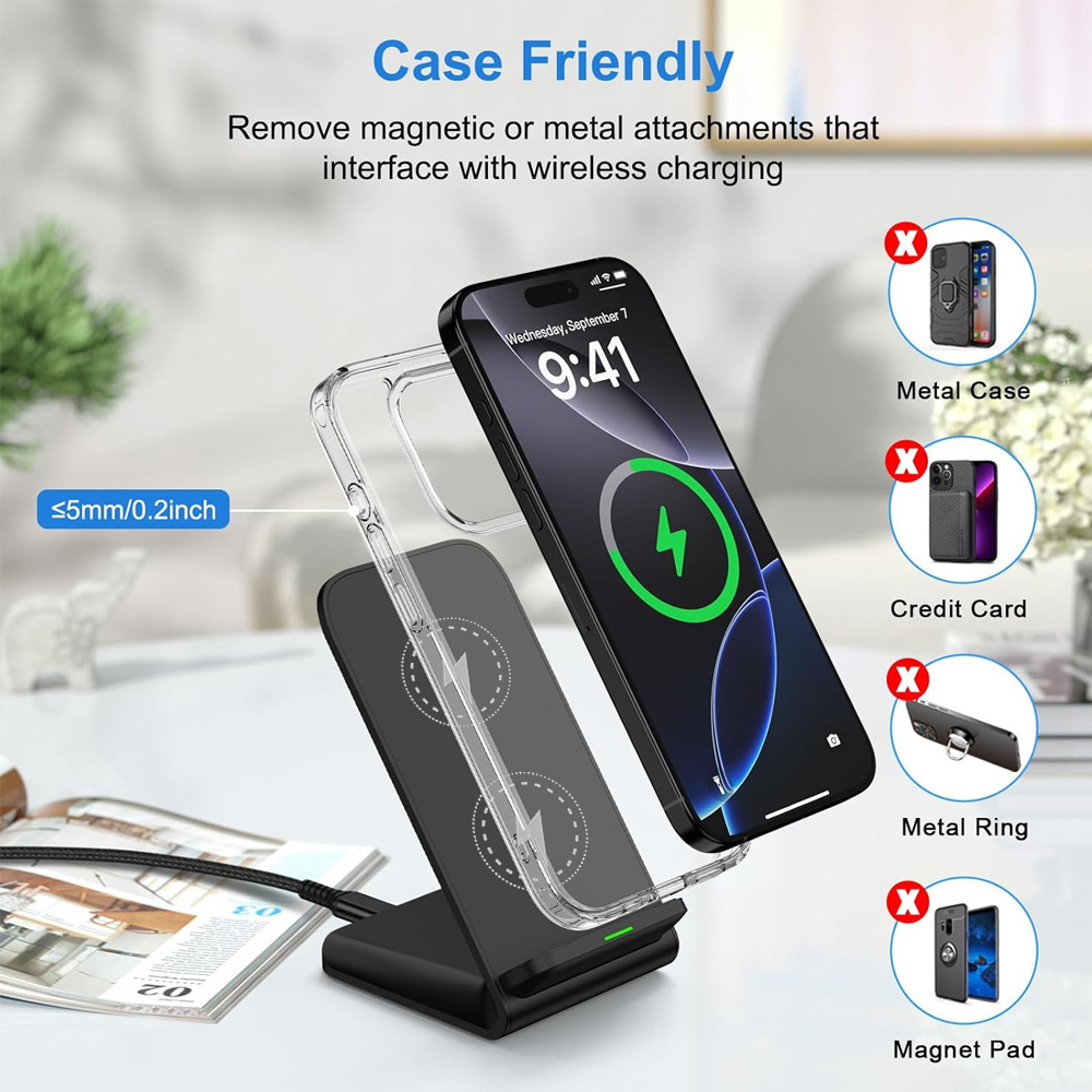 Szybka bezprzewodowa ładowarka – Wireless Charger Watch recenzja i cena