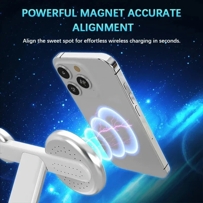 Stacja ładująca 3 w 1 z bezprz – Wireless Charger Watch recenzja i cena
