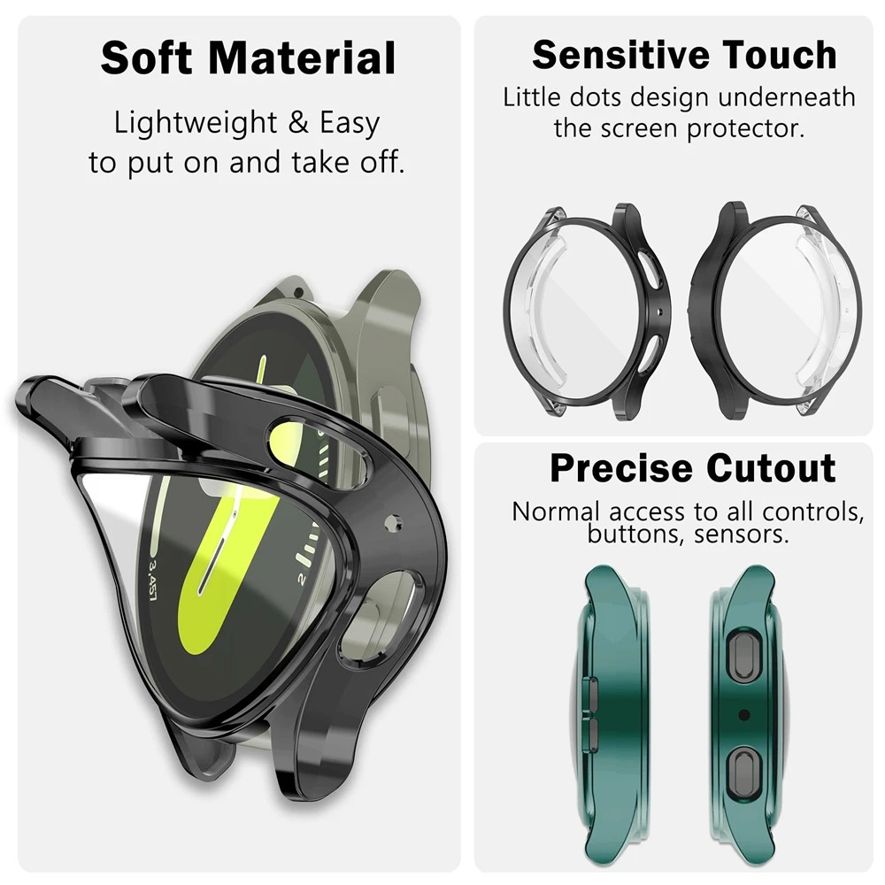 2 sztuki przezroczystego etui  – Accessories For Galaxy Watch 5 recenzja i cena