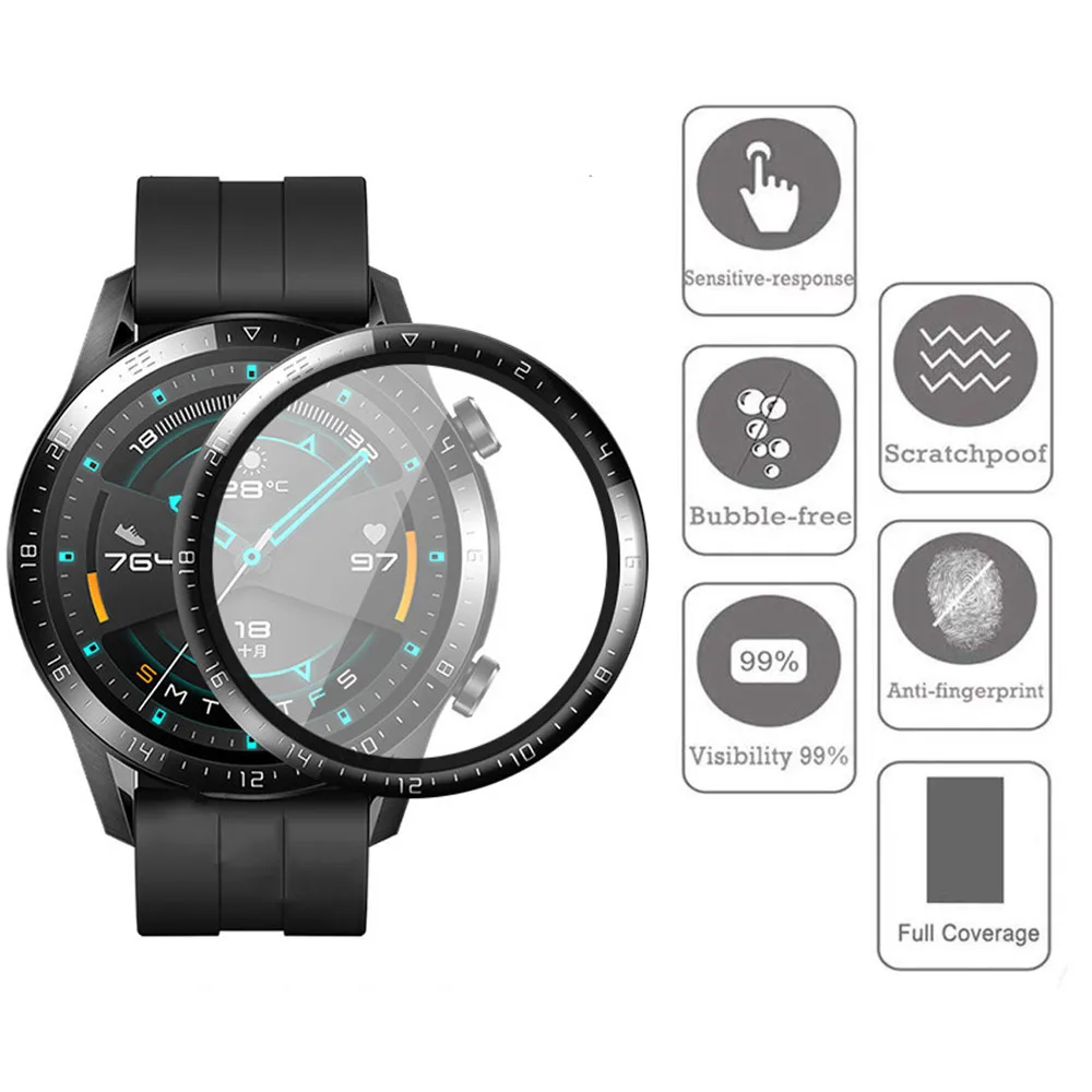 1-3 szt. HD przezroczysty ochr – Huawei Smartwatch Accessories recenzja i cena
