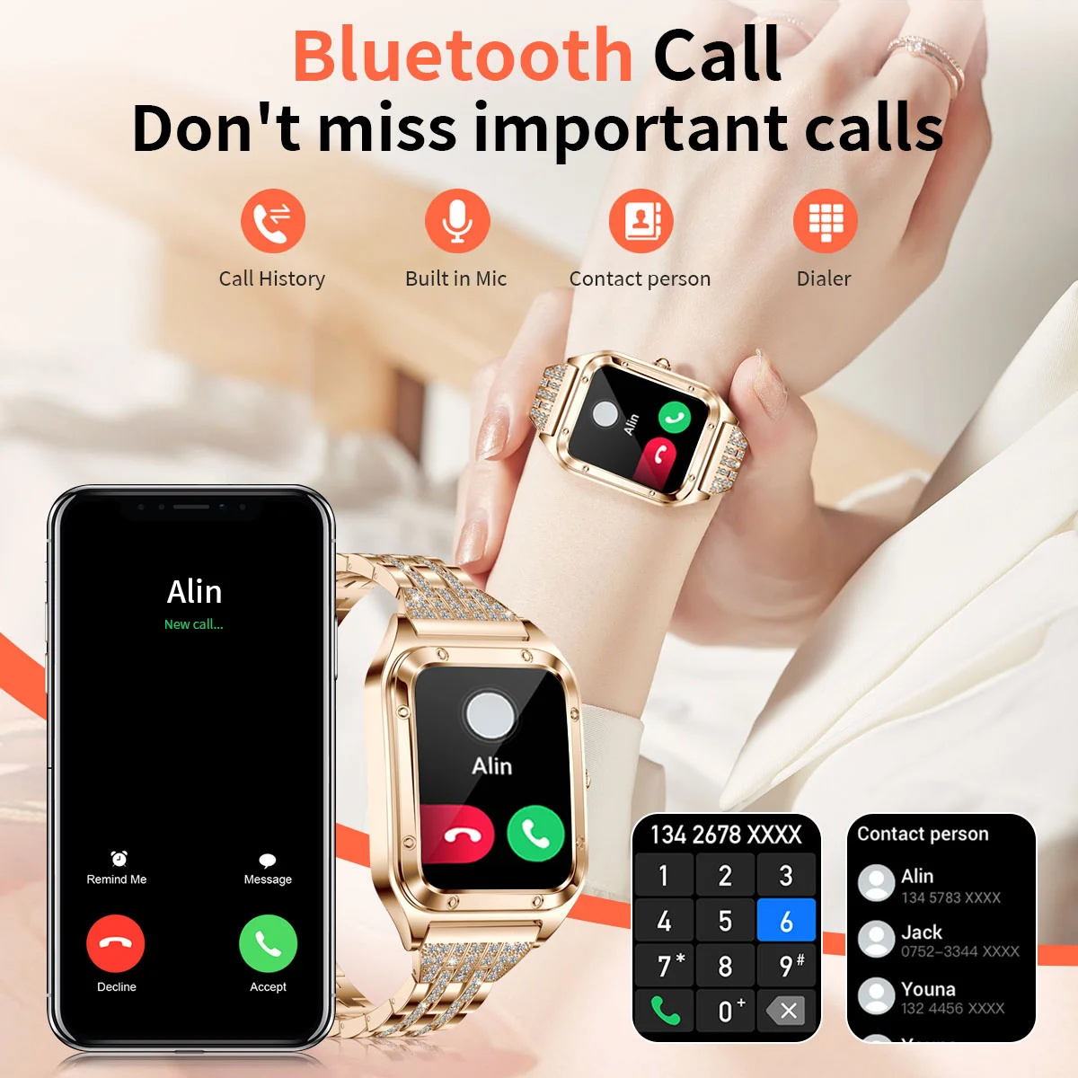 1,57 cala Top luksusowy inteli – Smartwatch Face recenzja i cena