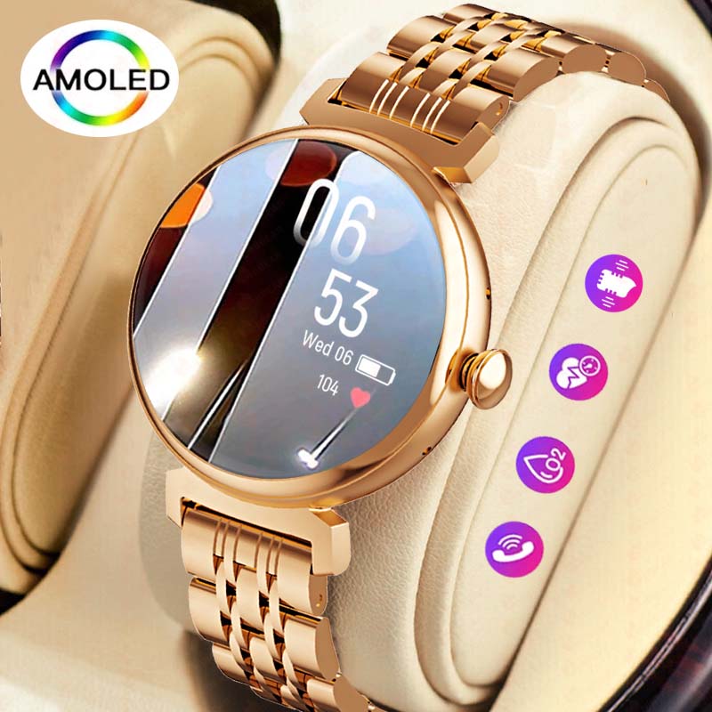 1. 04-calowy ekran amolowany m – Smartwatch Face recenzja i cena